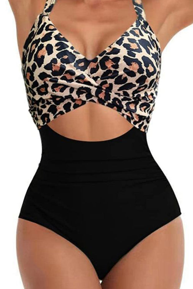 Crisscross Cutout One-Piece Swimsuit