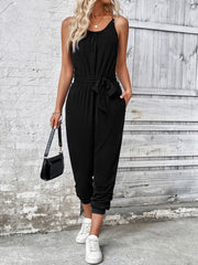 Tie Waist Jumpsuit