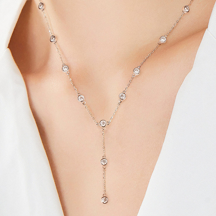 Sterling Silver Drop Necklace