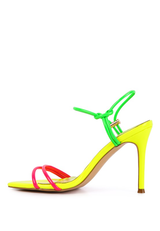 STRAPPY NEON SANDAL