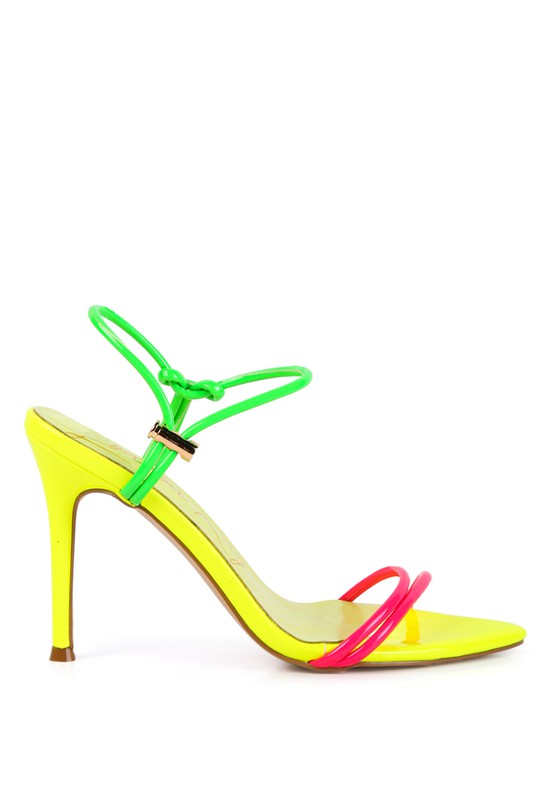 STRAPPY NEON SANDAL