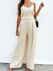 Wide Pants Two piece Set