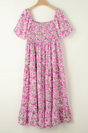 Plus Size Pink Maxi Dress
