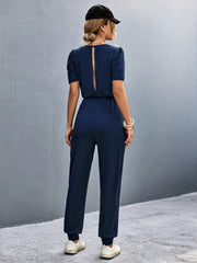 Short Sleeve Jumpsuit