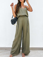 Wide Pants Two piece Set