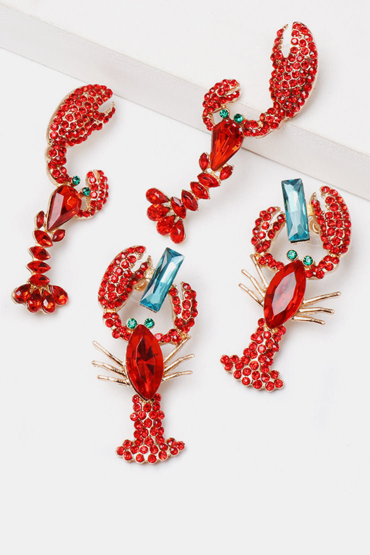 Lobster Dangle Earrings