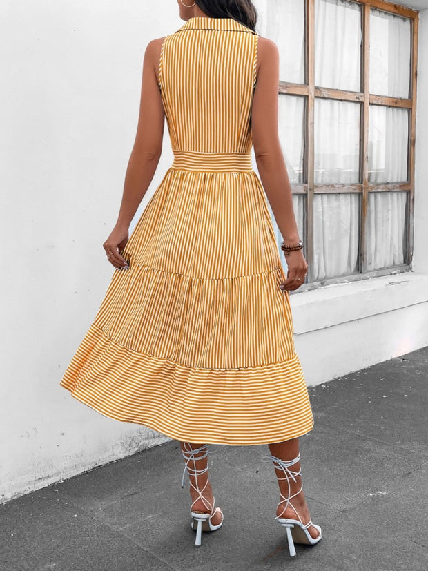 Striped Midi Dress