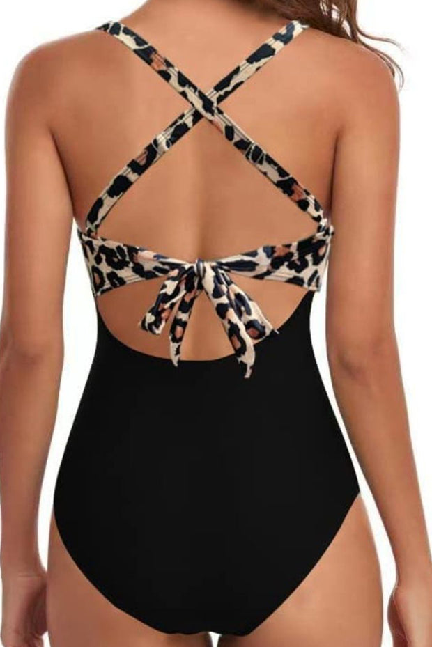 Crisscross Cutout One-Piece Swimsuit