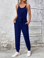 Tie Waist Jumpsuit