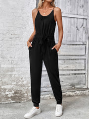 Tie Waist Jumpsuit