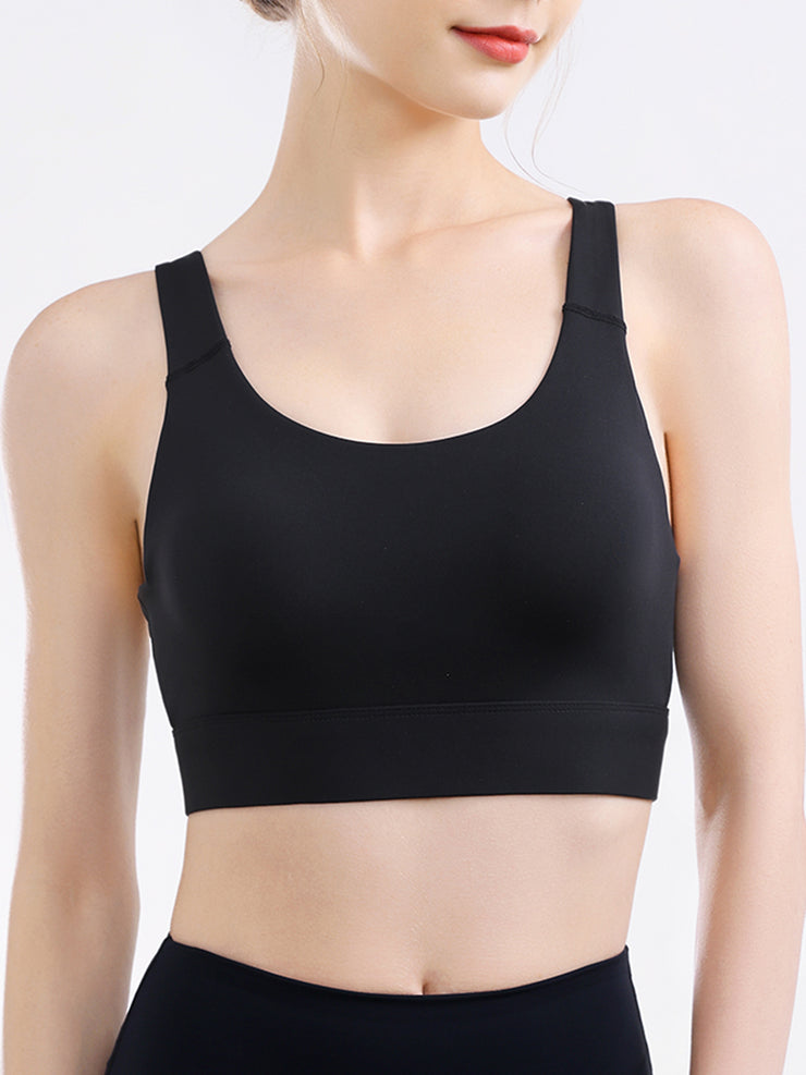 Wide Strap Active Bra