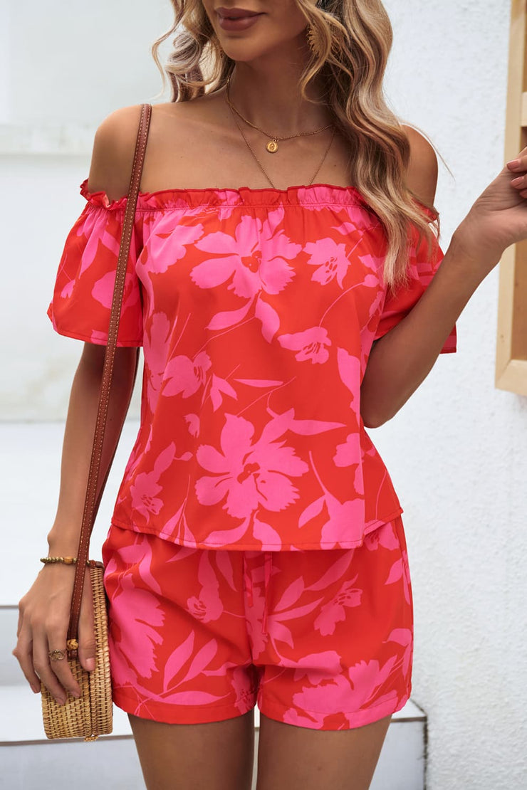 Floral Shorts TWO PIECE Set