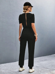 Short Sleeve Jumpsuit