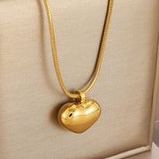 Heart Pendant Layering Necklace