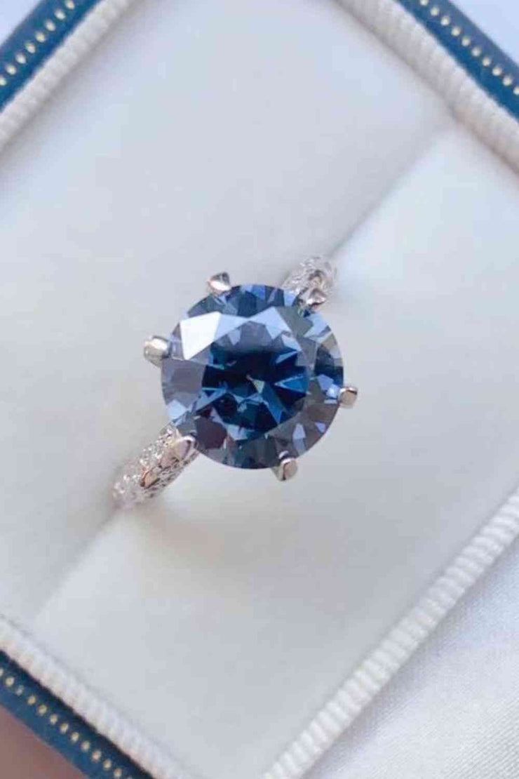 THE VERONICA 5 Carat Moissanite 925 Sterling Silver Ring
