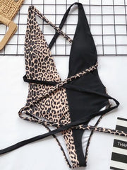 Leopard print One-Piece Swimsuit