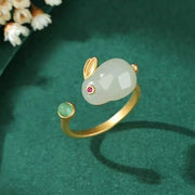 Rabbit costume jewelry Ring
