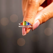Rainbow costume jewelry Ring