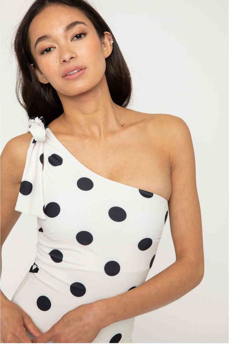 Polka Dot One Piece Swimsuit