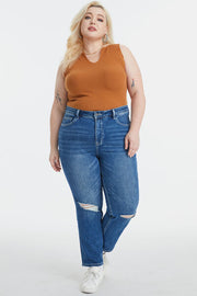 Cropped Mom Jeans