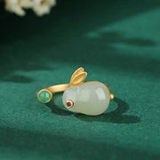 Rabbit costume jewelry Ring