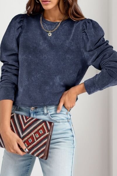 Puff Sleeve Sweatshirt