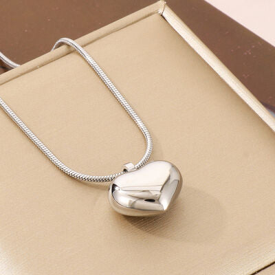 Heart Pendant Layering Necklace