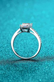 THE VIVIEN 2 Carat Emerald Cut Moissanite Ring