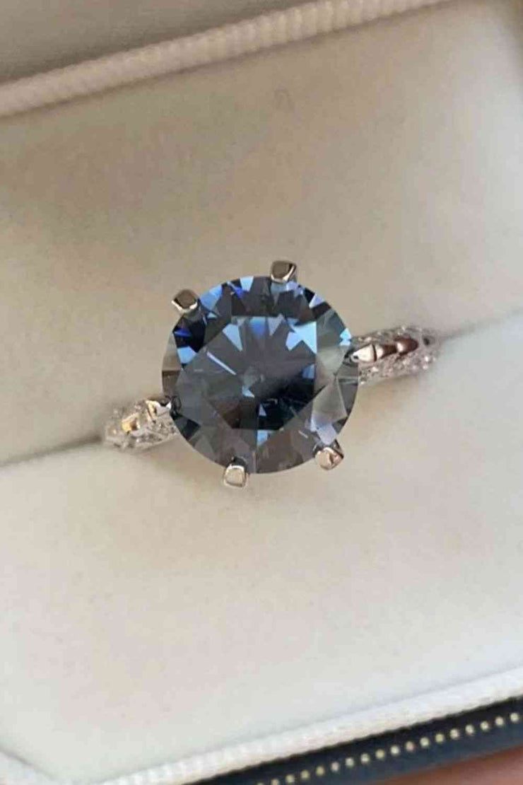 THE VERONICA 5 Carat Moissanite 925 Sterling Silver Ring