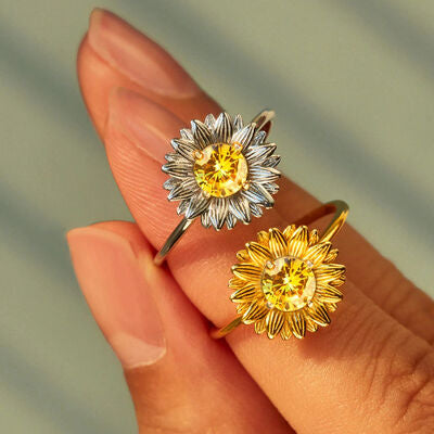 Sunflower Costume Jewelry Ring