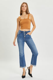 Cropped Bootcut Jeans