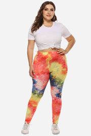 Women’s Plus Size Legging tie dye