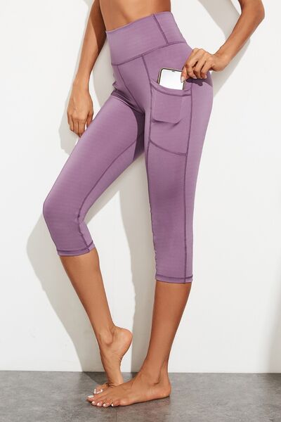 Cropped Leggings with Pockets
