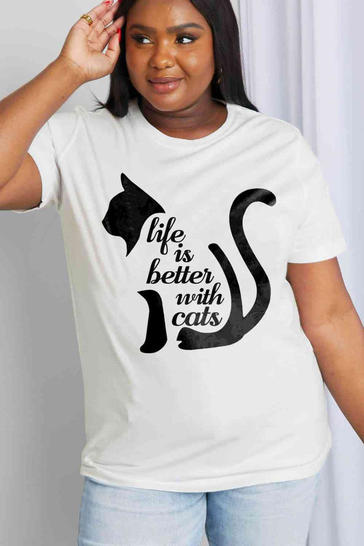 LIFE IS BETTER WITH CATS Tee