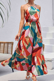 Multicolored Maxi Dress