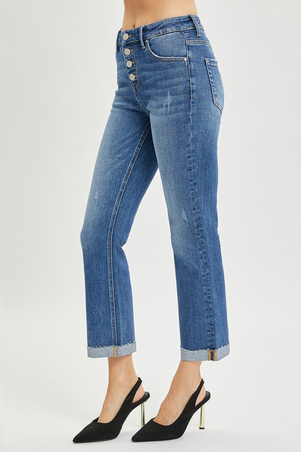 Cropped Bootcut Jeans