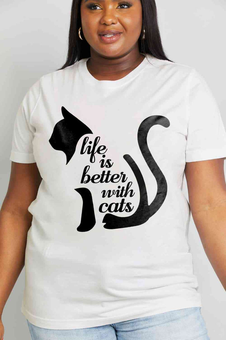 LIFE IS BETTER WITH CATS Tee