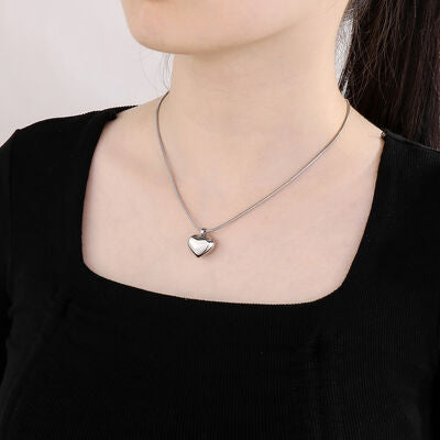 Heart Pendant Layering Necklace