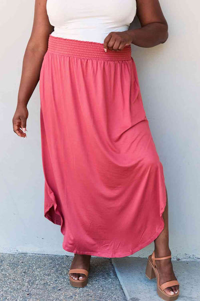 Hot Pink Maxi Skirt
