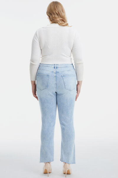 High Waist Straight Jeans