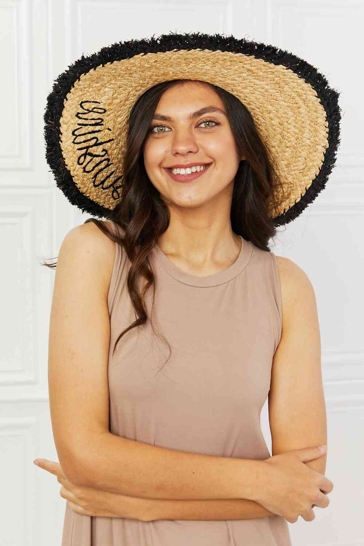 Straw Fringe women’s Sun Hat
