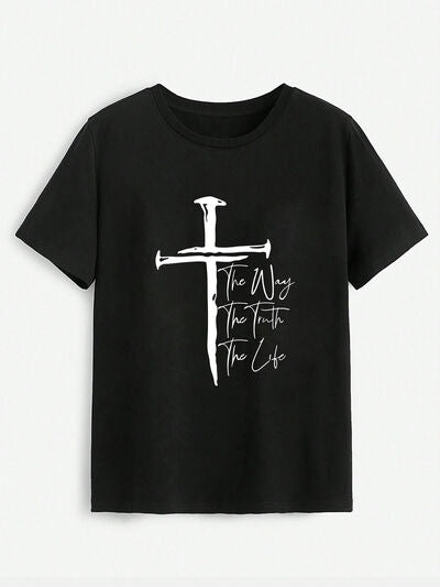 THE WAY, THE TRUTH, THE LIFE Cross T-Shirt