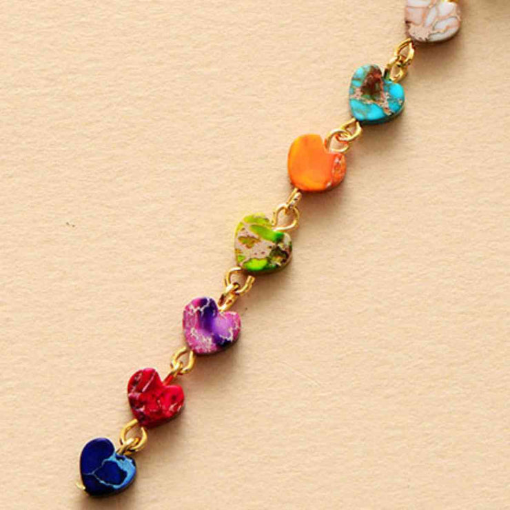 Heart Shape Stone Necklace