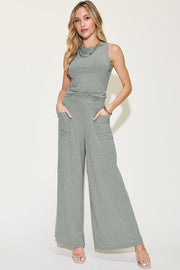 Wide Pants two piece  Set