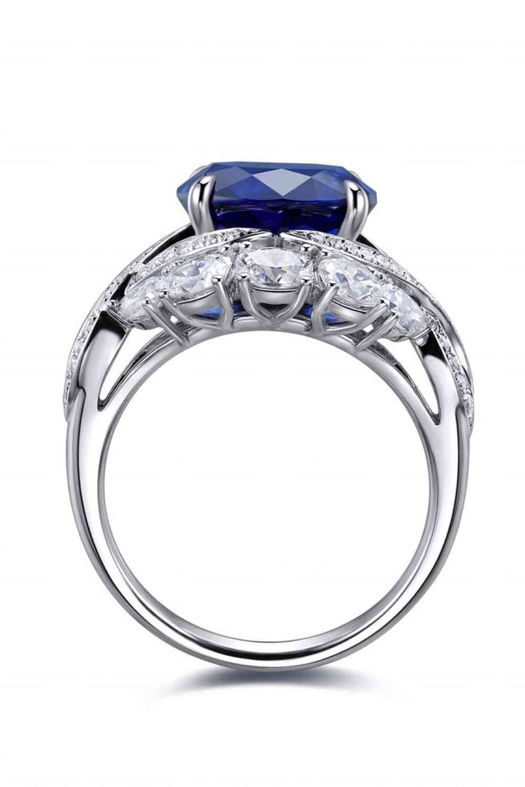 THE STEPHANIE 5 Carat Lab-Grown Sapphire Ring