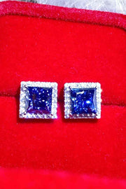 THE LORETTA 4 Carat Moissanite Square Earrings