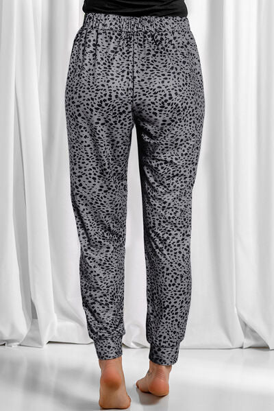 Leopard Pants with Pockets