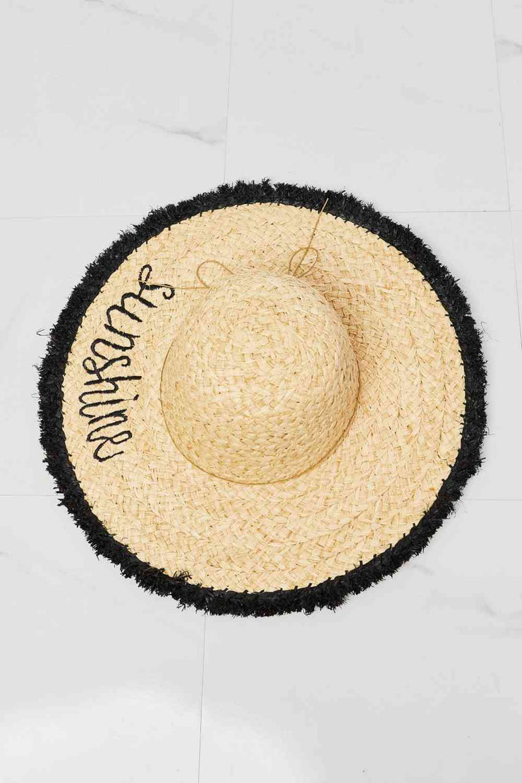 Straw Fringe women’s Sun Hat