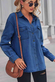 Denim Button Down Shirt