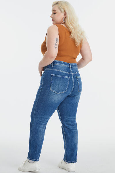 Cropped Mom Jeans